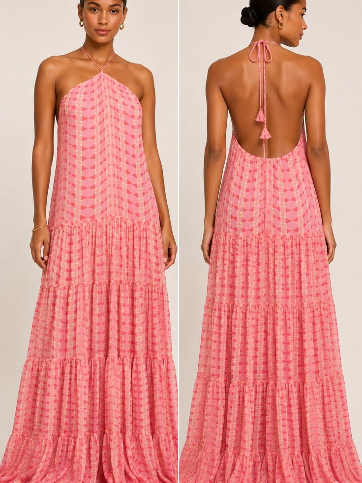 EVA | COCKTAIL MAXI DRESS - Multicolor