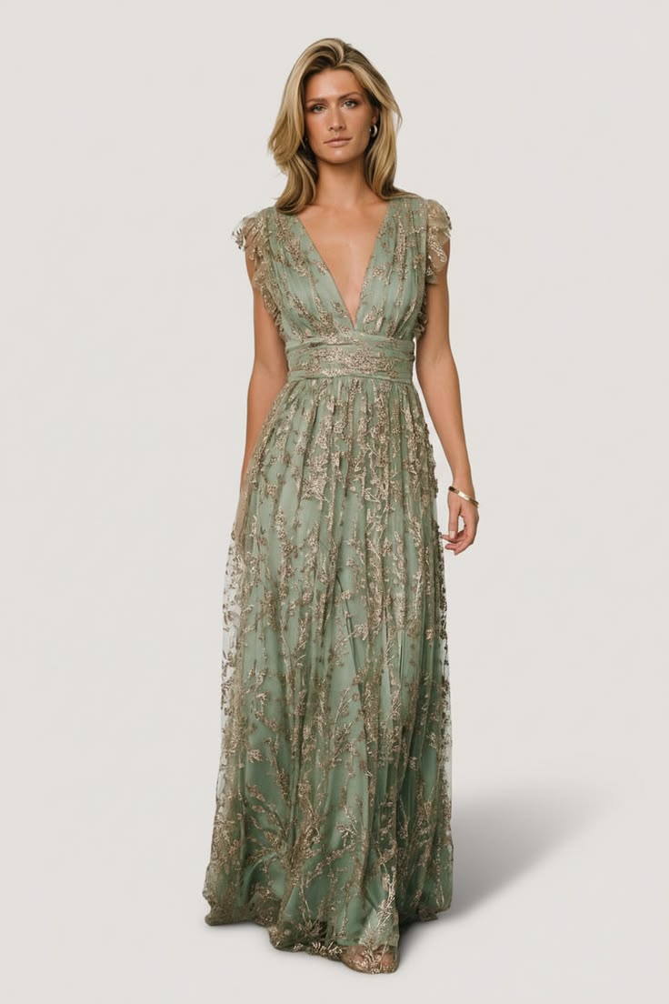IZABELLA | 1960S EVENING GOWN - Gold