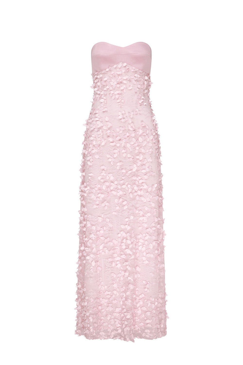 MARISOL | SATIN SWEETHEART MAXI DRESS