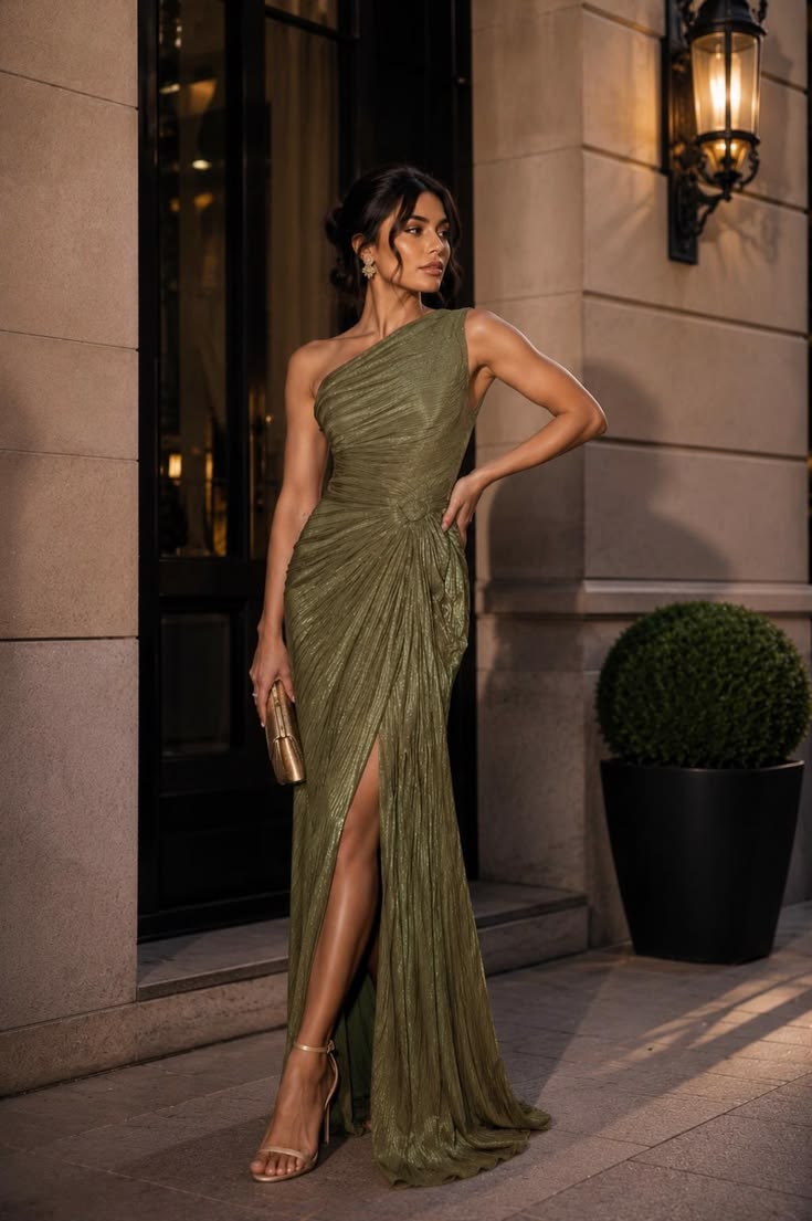 JUSTINE | EVENING MAXI GOWN - Green
