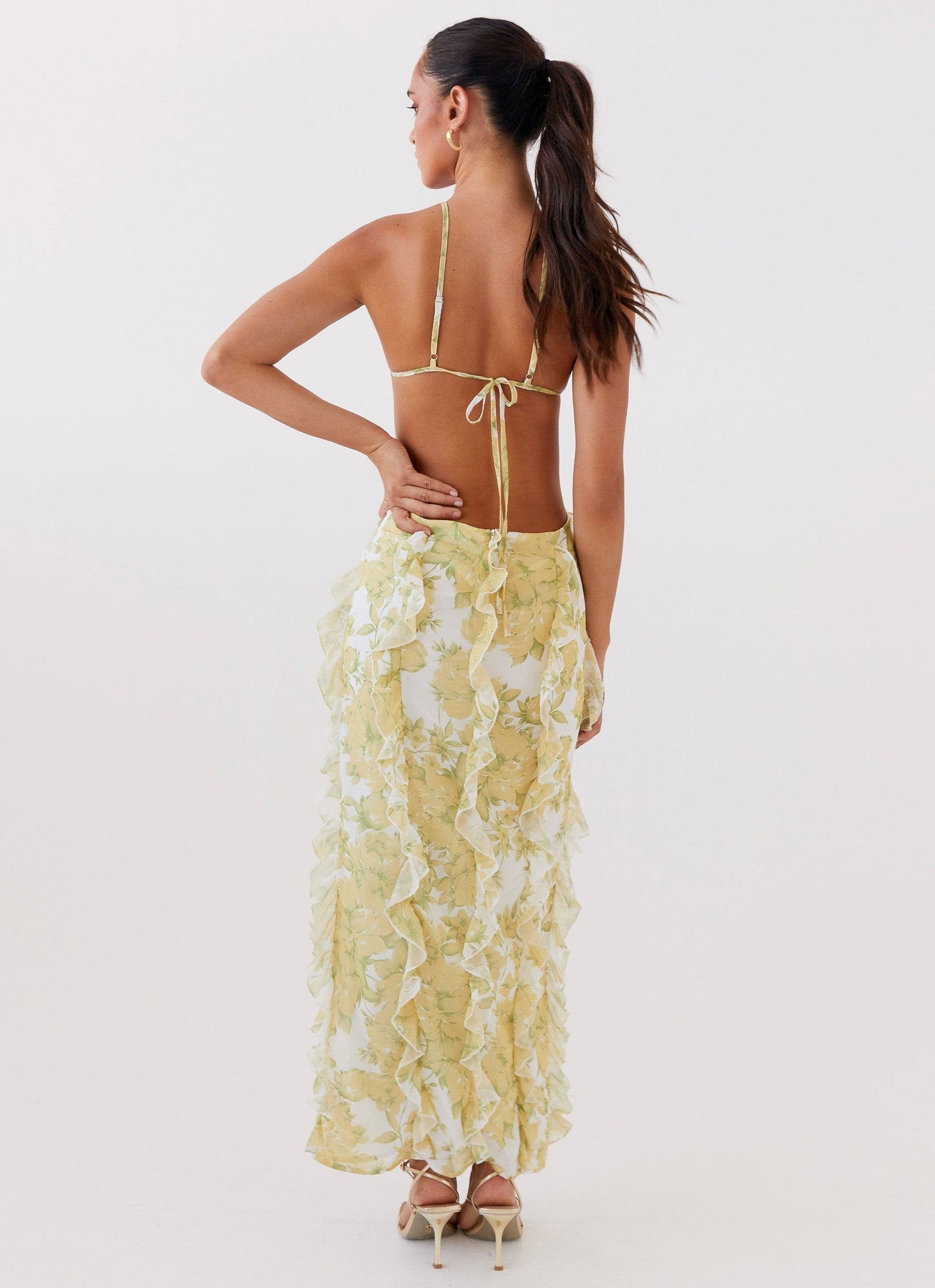 MARLY | RUFFLE MAXI DRESS