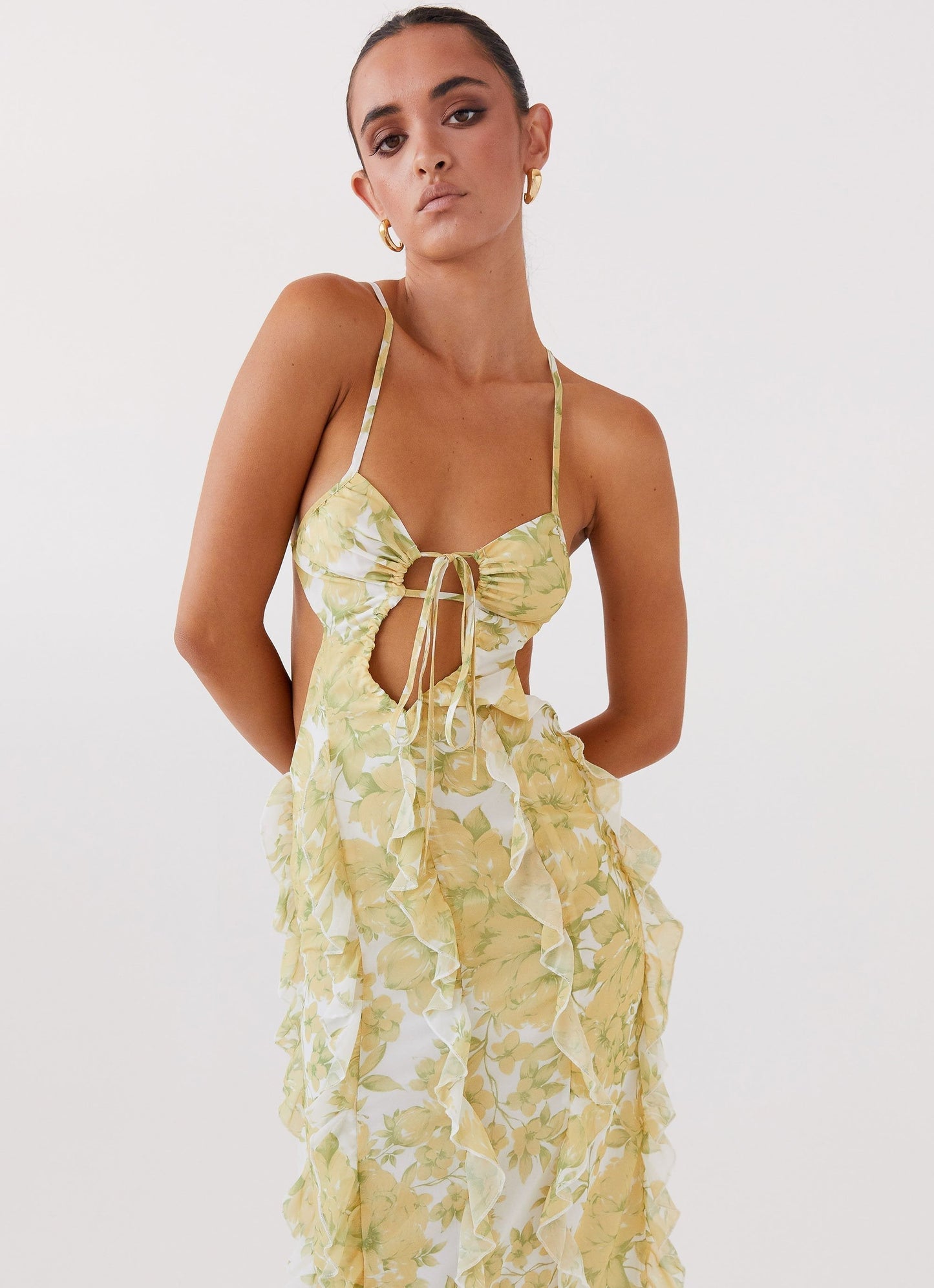 MARLY | RUFFLE MAXI DRESS