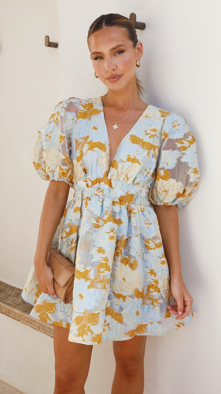 ALAYNA | MINI DRESS - Blue