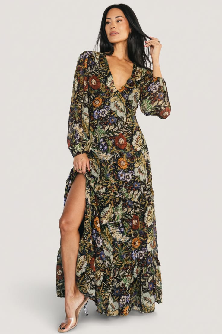 ADA | FLORAL MAXI DRESS - Multicolor