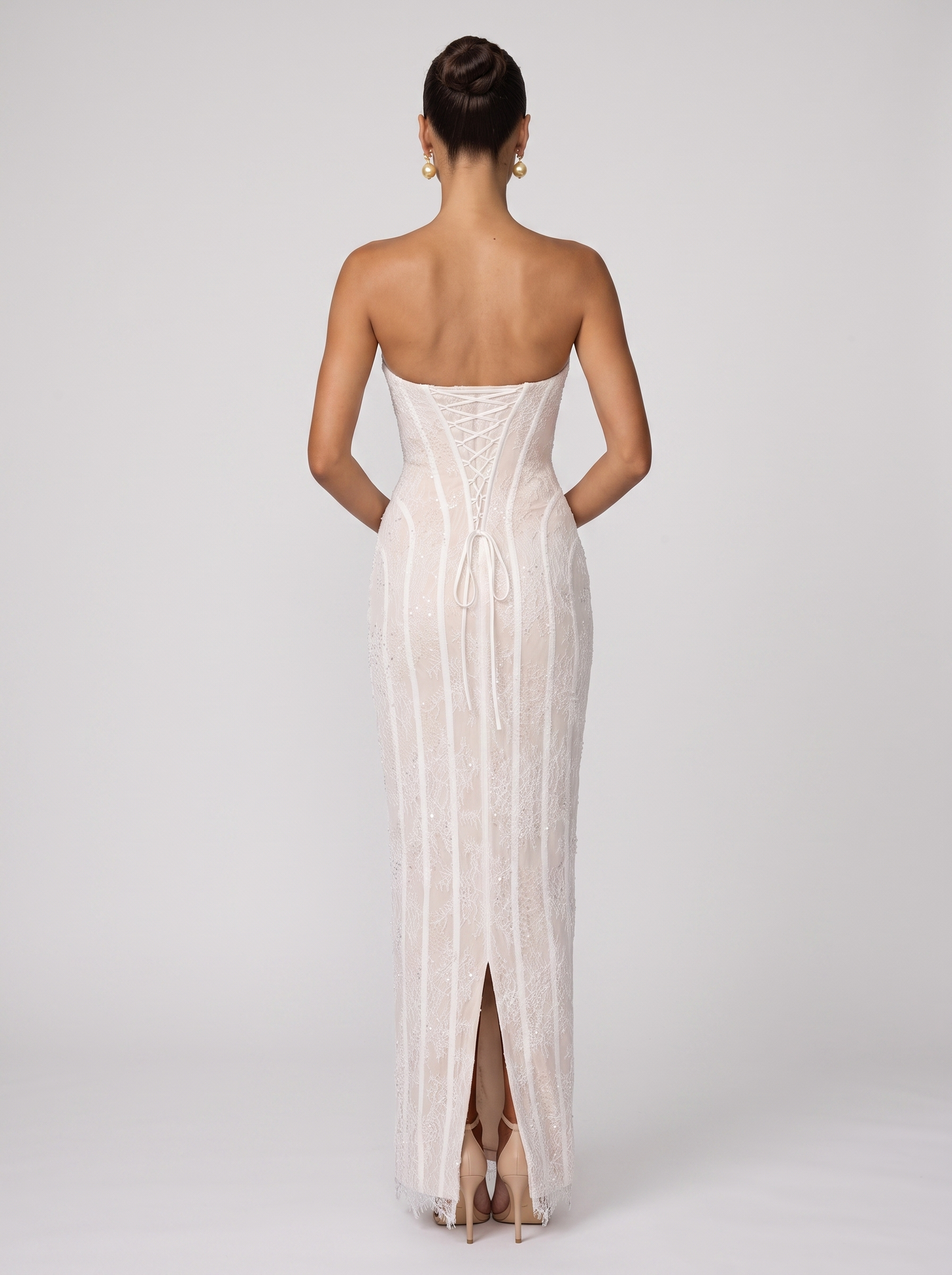 SUSANNA | SWEETHEART MAXI DRESS - Ivory