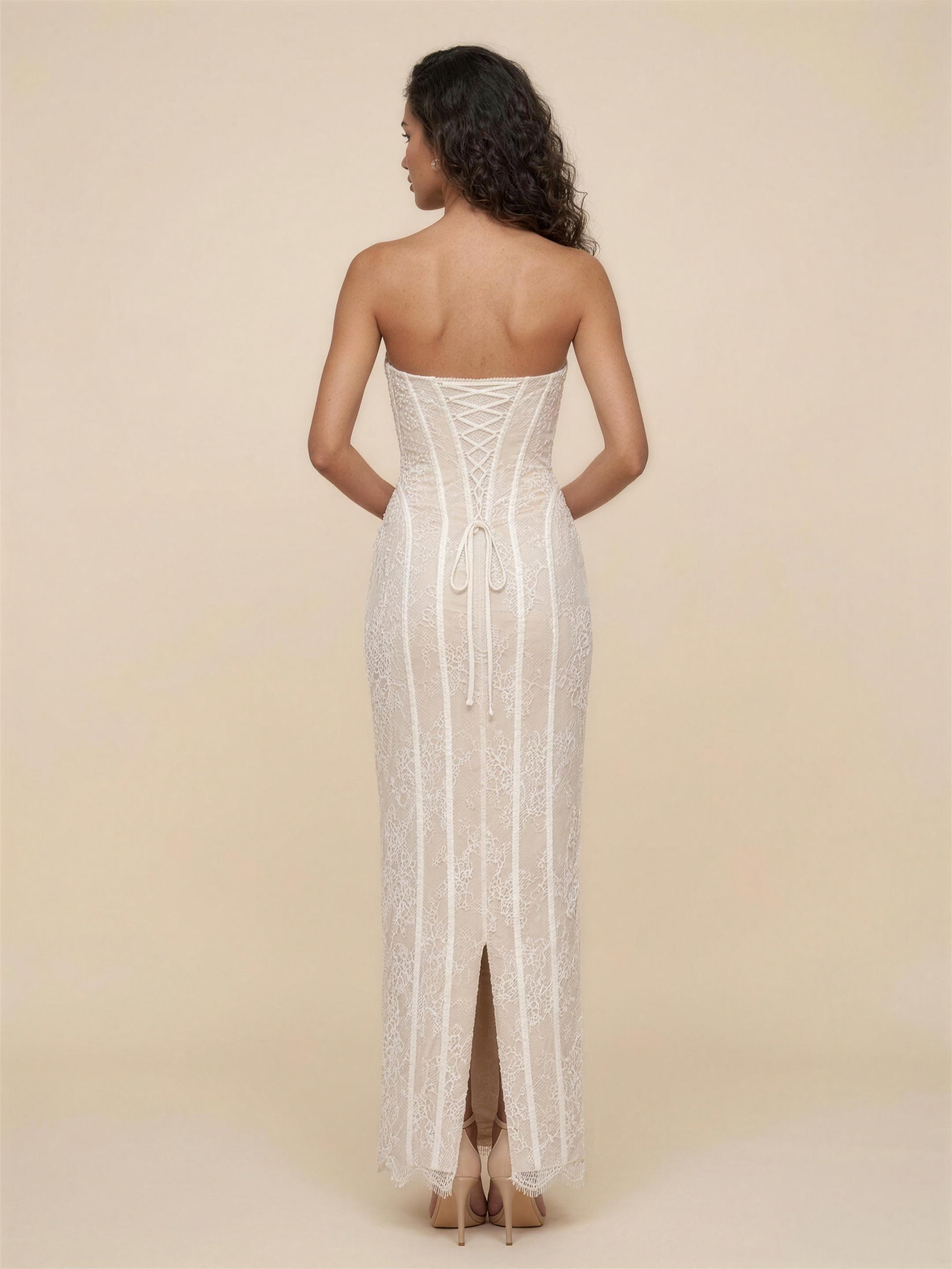CHARLEE | JEAN MAXI DRESS - Ivory