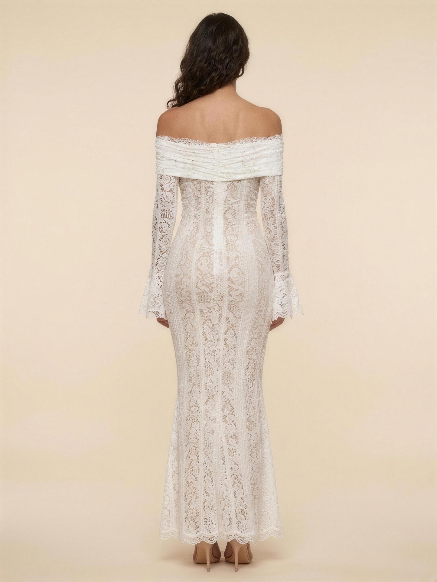 KALANI | RUFFLE MAXI DRESS - White