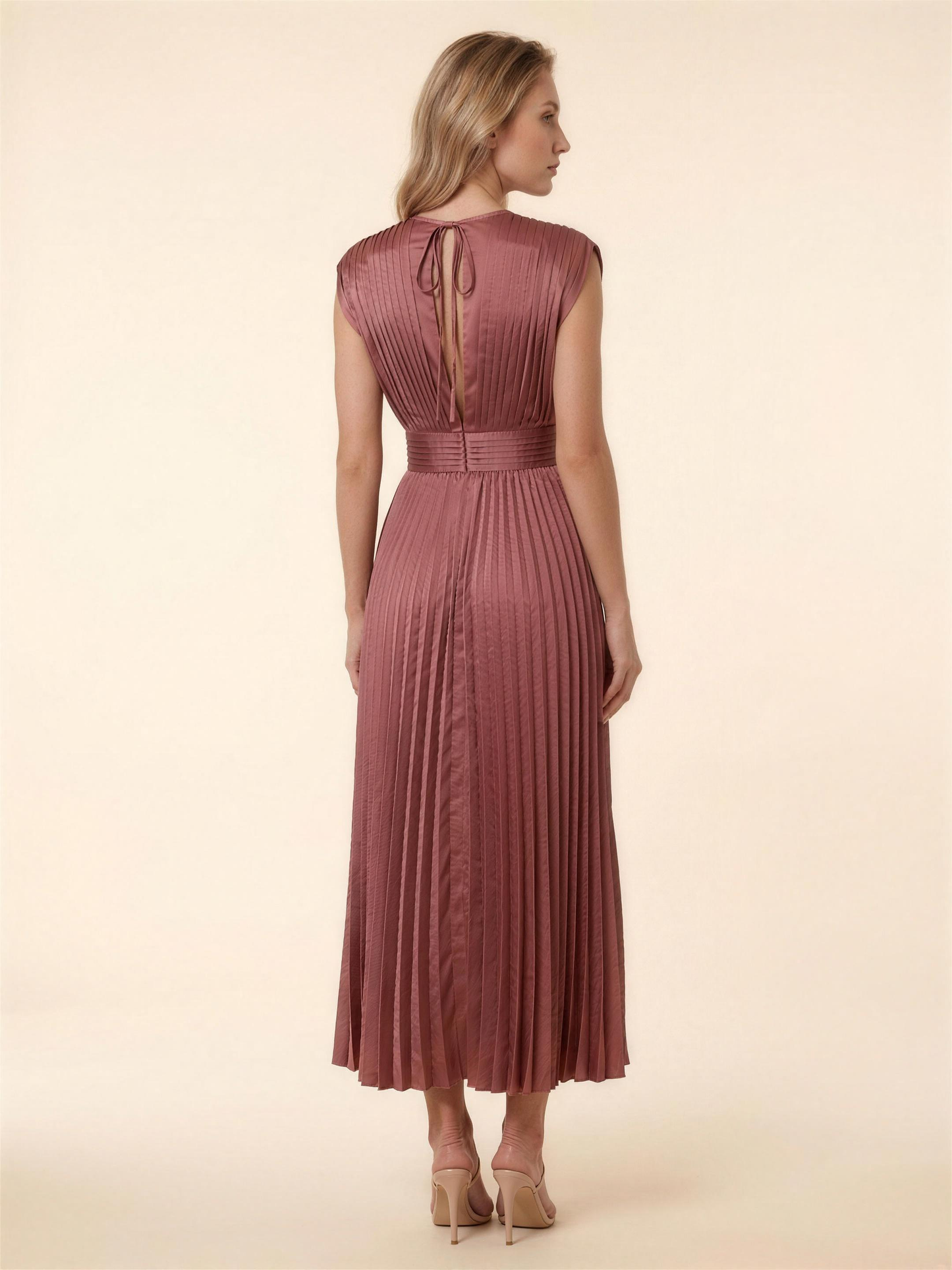 LEXI | COCKTAIL MIDI DRESS - Red
