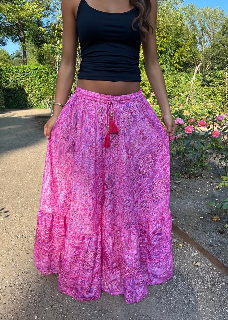 BRIANA | MAXI SKIRT - Gold