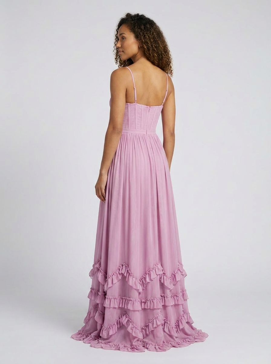 AURELIA | FLORAL BUSTIER MAXI DRESS