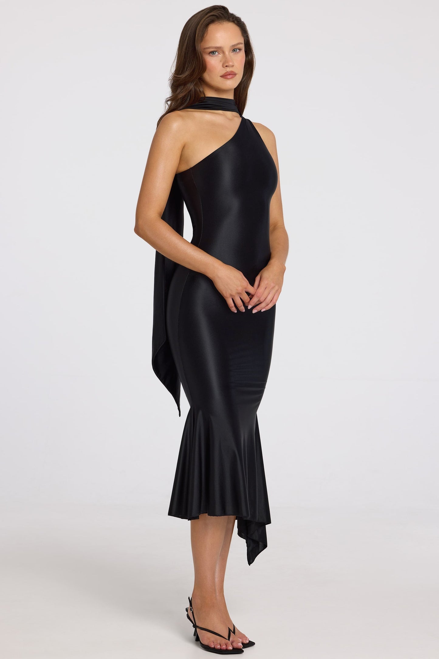 ROSELLE | PLEATED MIDI DRESS