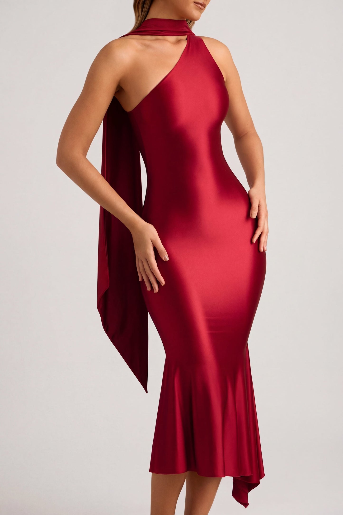 ROSELLE | PLEATED MIDI DRESS