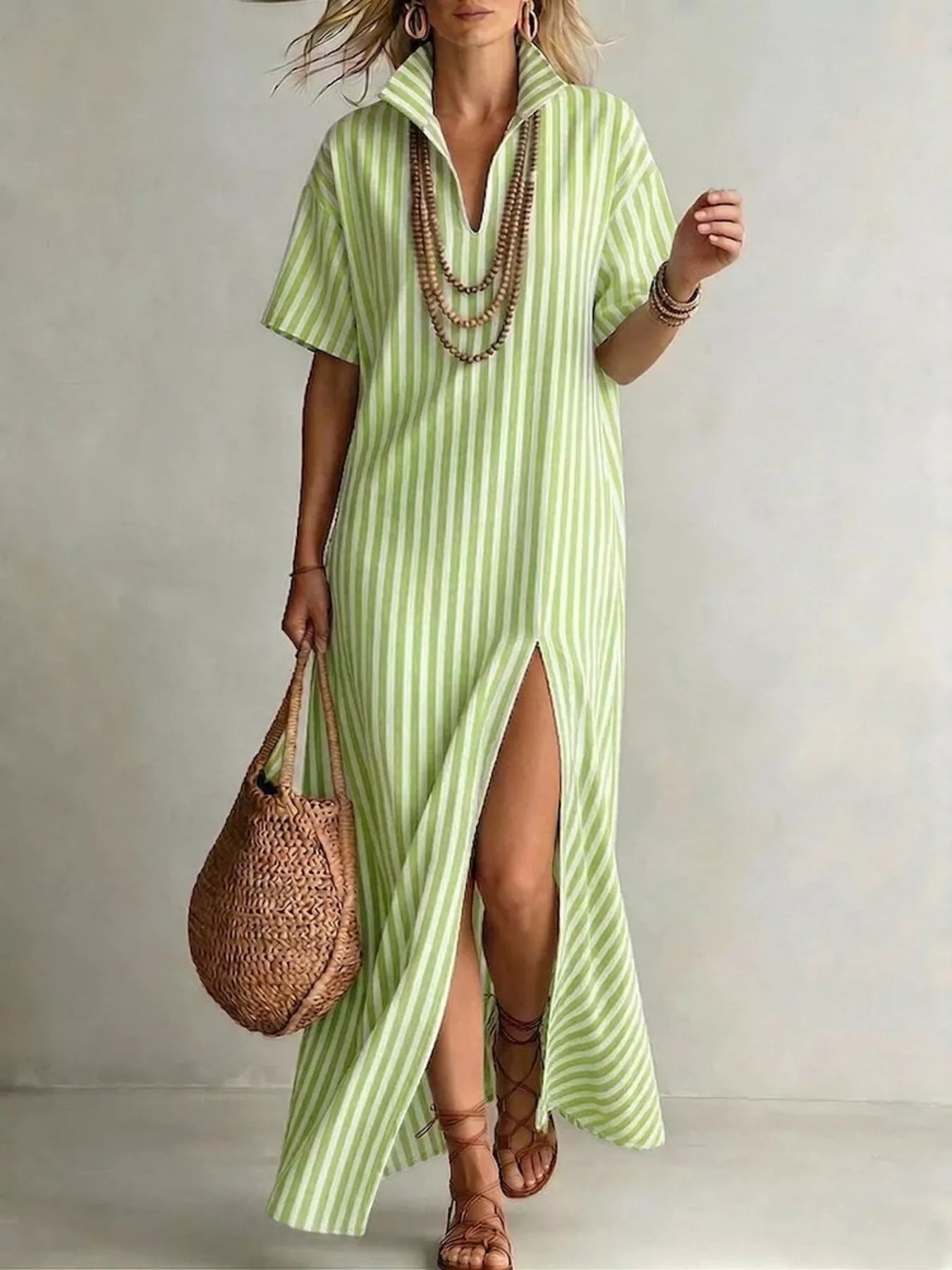 MINERVA | SUMMER MAXI DRESS - Blue