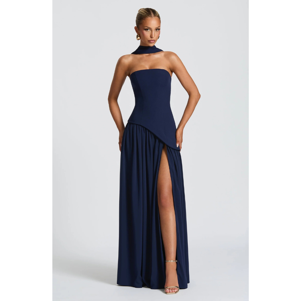 MONROE | CASUAL MAXI DRESS - Dark Blue