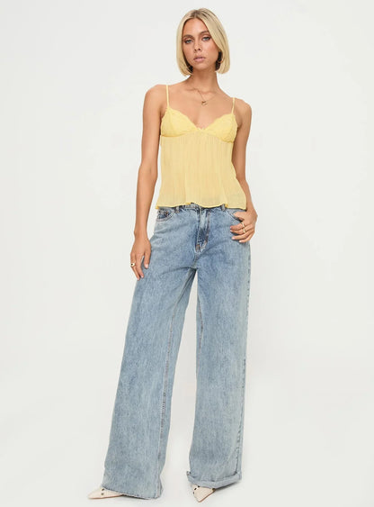 NOBLE | LACE PLEATED TOP