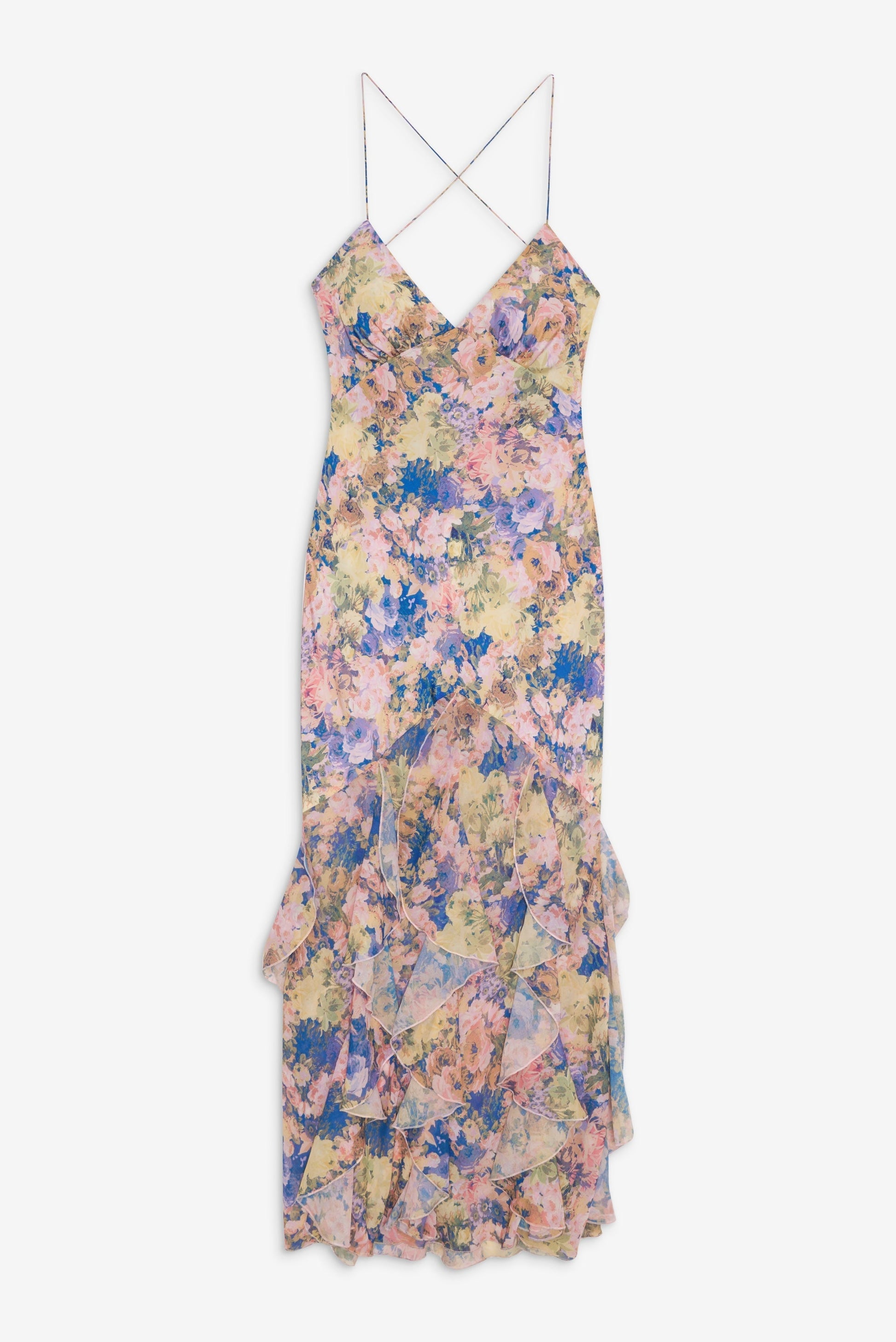 RAYA | SATIN MAXI DRESS - Pink