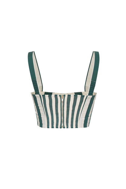 PETRA | SMOCKED SWEETHEART TOP