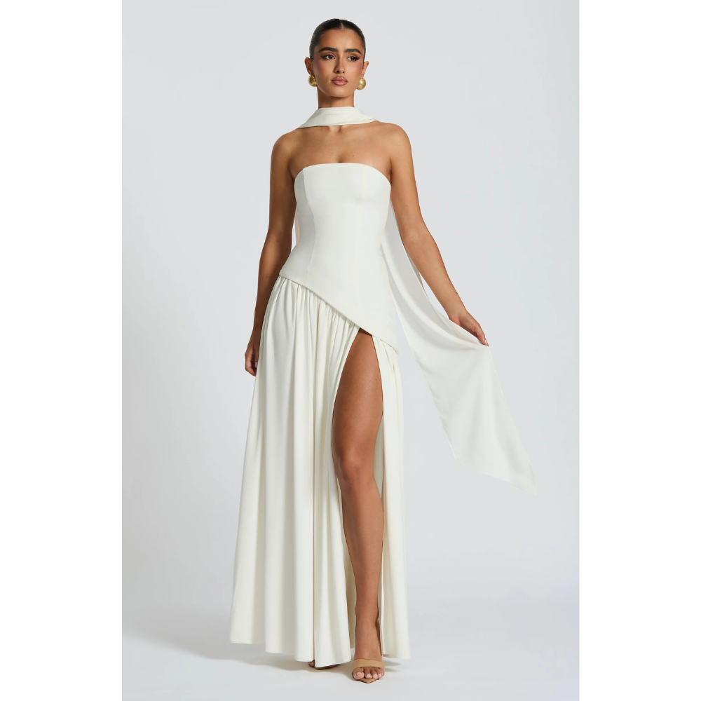 MONROE | CASUAL MAXI DRESS - Ivory
