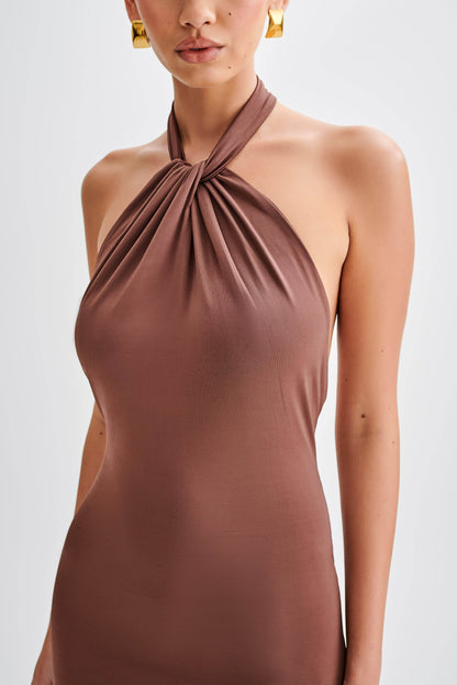 ELYNA | HALTER MAXI DRESS