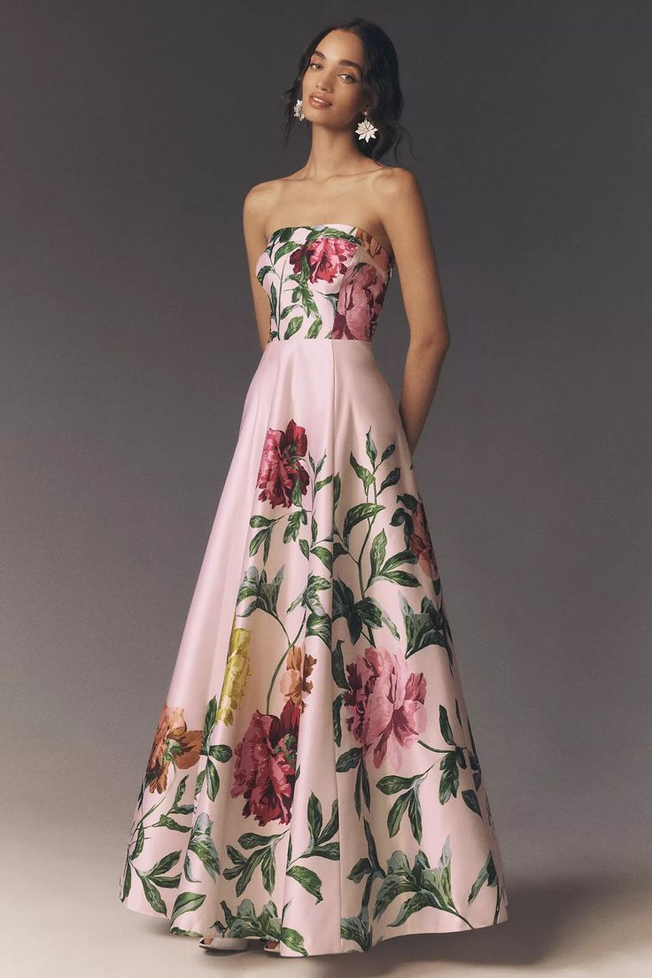 ODELIA | STRAPLESS MAXI DRESS
