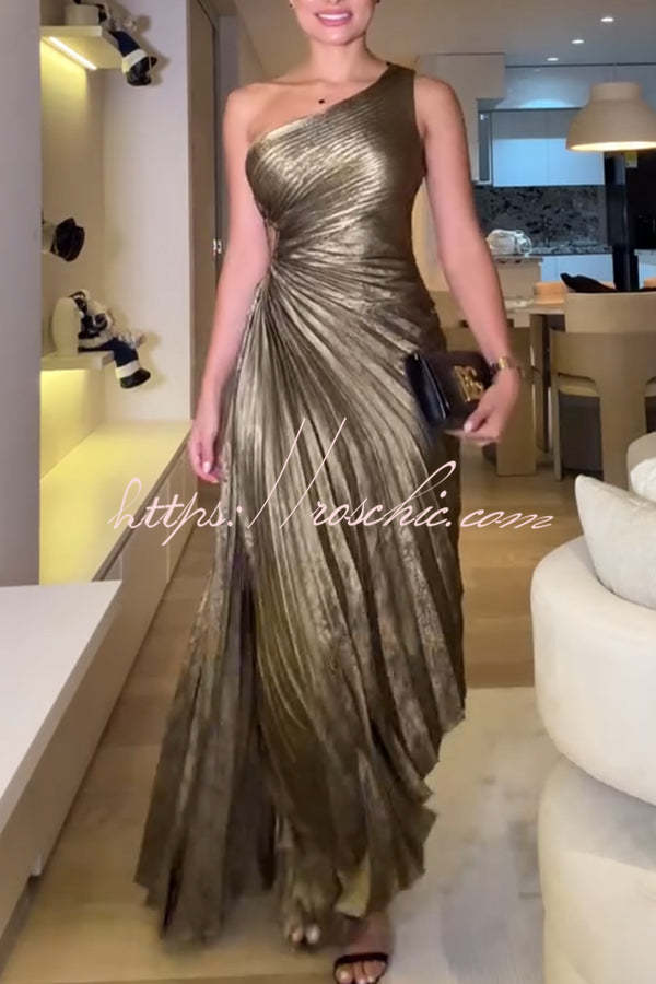MELINA | CASUAL MAXI DRESS - Gold