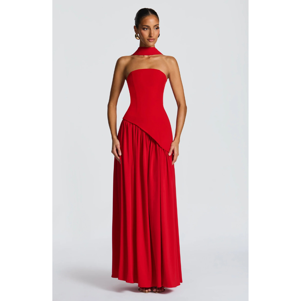 MONROE | CASUAL MAXI DRESS - Red
