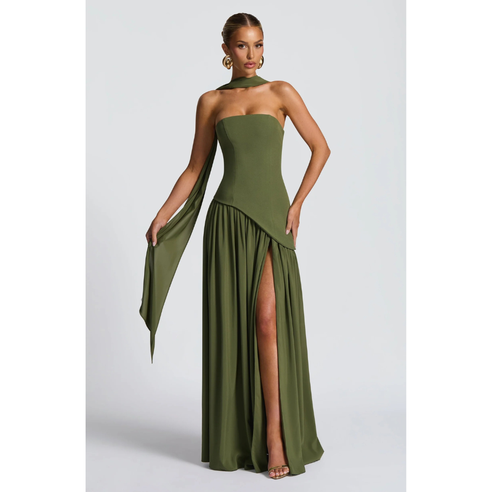 MONROE | CASUAL MAXI DRESS - Khaki