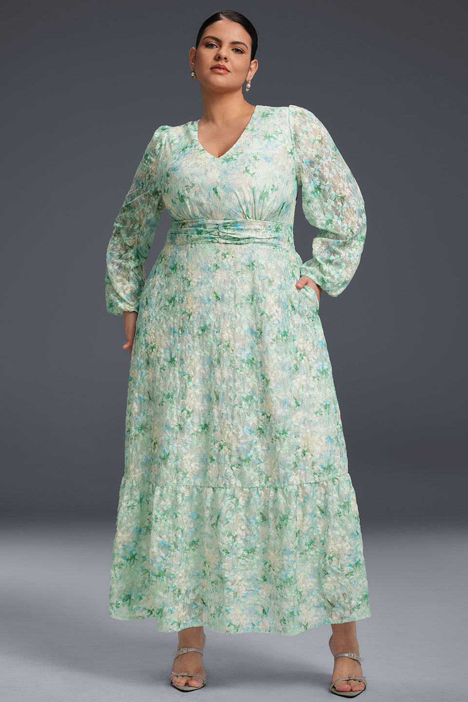 ALIVIA | BRIDESMAID MAXI DRESS - Soft Floral