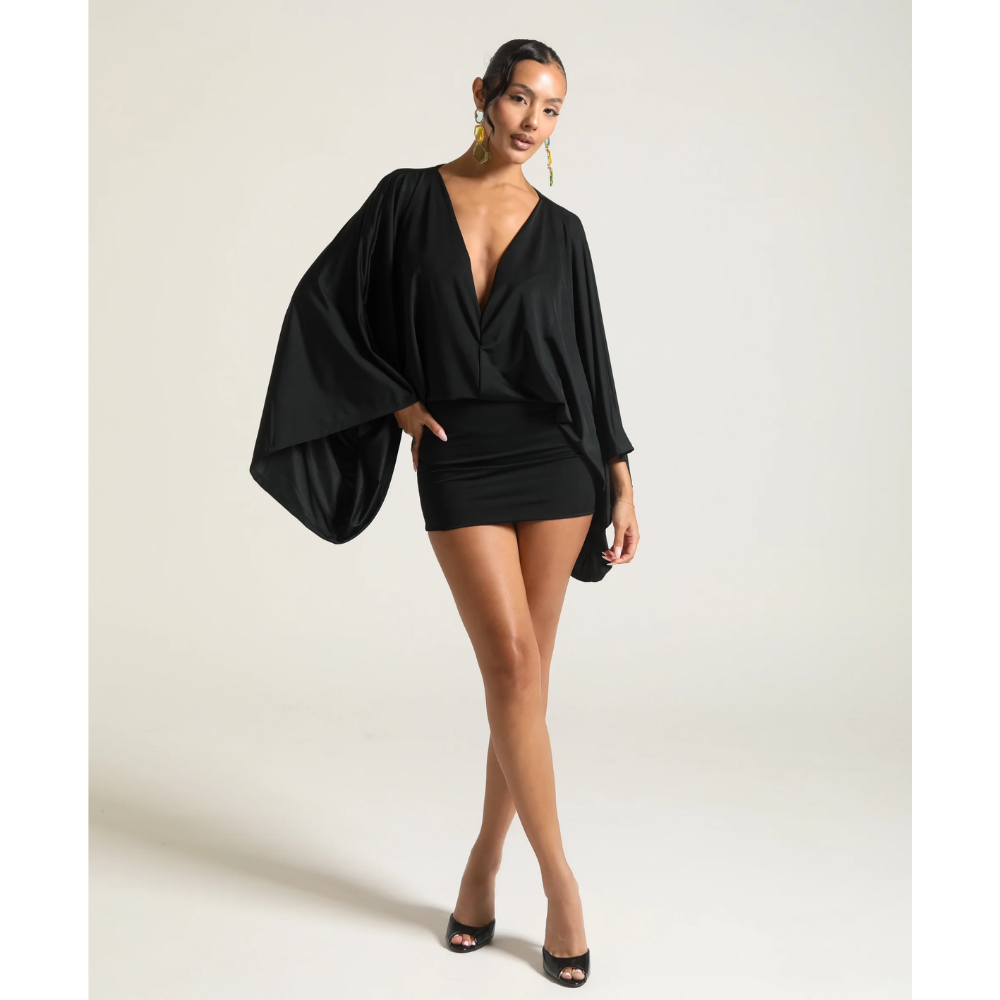 ISLA | BODYCON MINI DRESS - Black