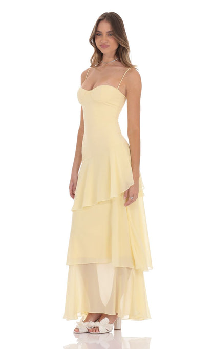 MARA | RUFFLE MAXI DRESS