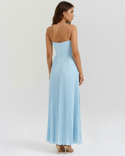 WILLA | PLEATED MAXI DRESS