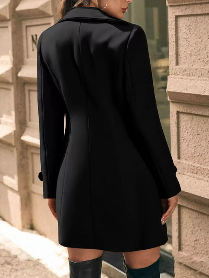 Sophe Double Breasted Tailored Long Coat