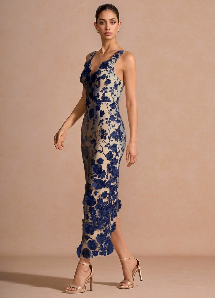 DELILAH | MAXI DRESS - Navy