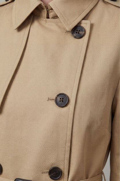 Hadley Double Breasted Belted Trench Coat