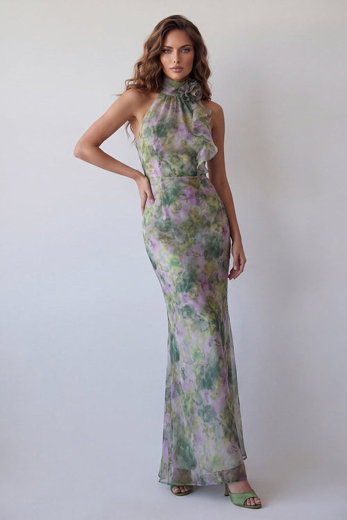 JACQUELINE | BODYCON MAXI DRESS - Sage