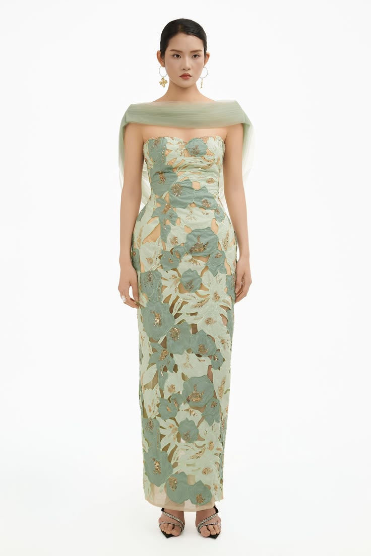 CAROLINE | MAXI DRESS - Green