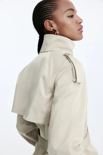 IVY  | SHORT TRENCH COAT