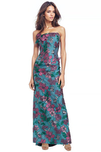 Teal Floral