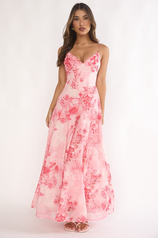 MAISIE | MAXI DRESS - Blush, back