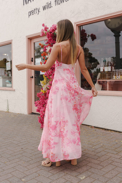 MAISIE | MAXI DRESS - Blush, back