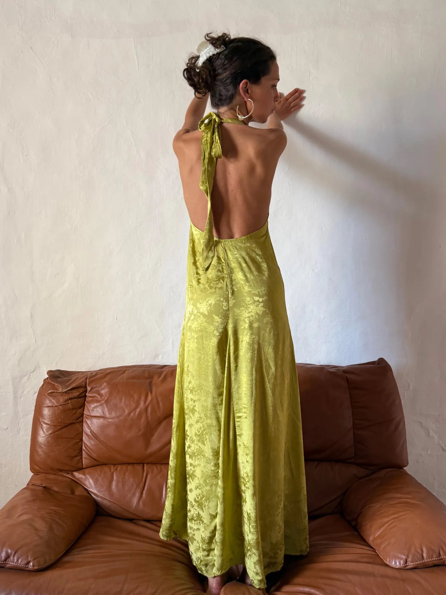 ELIZA | CREPE MIDI DRESS