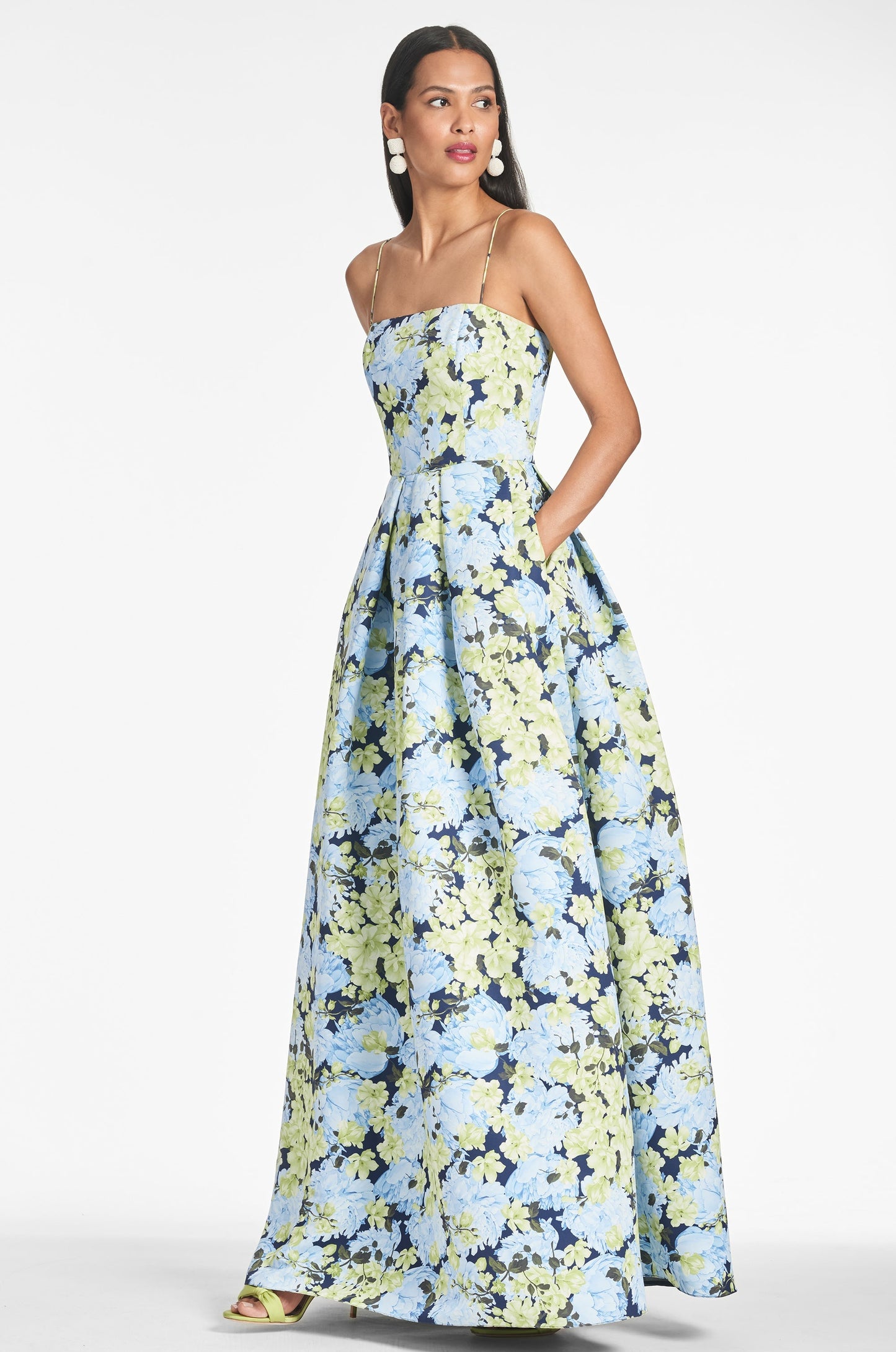 HAILEY | PRINT EVENING GOWN