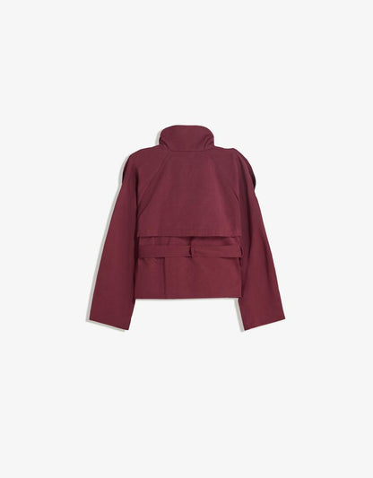 Clara Double Breasted Cropped Trench Coat