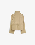 Clara Double Breasted Cropped Trench Coat