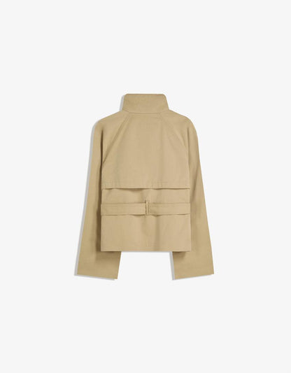 Clara Double Breasted Cropped Trench Coat