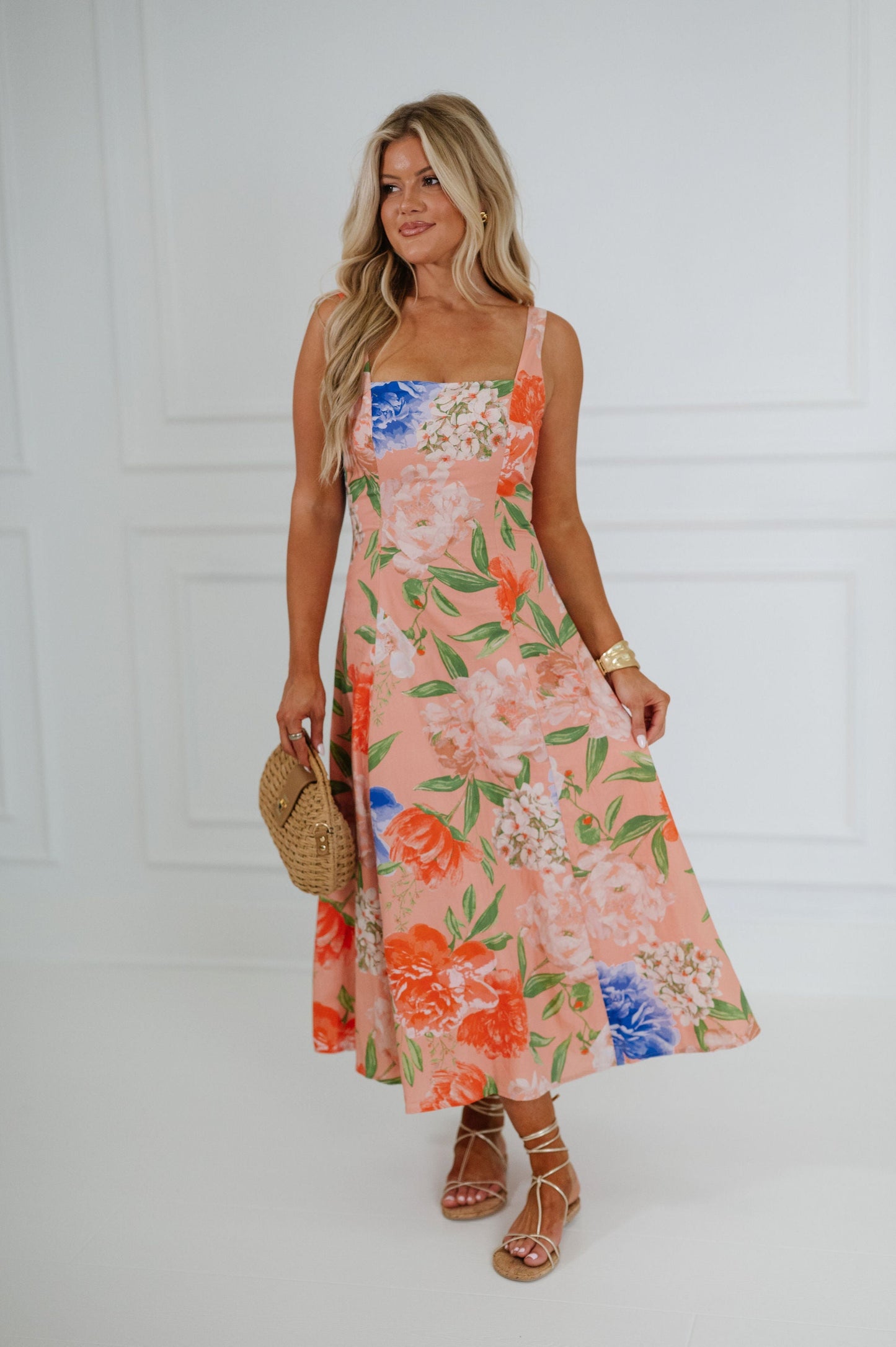 ZURI | FLORAL MIDI DRESS