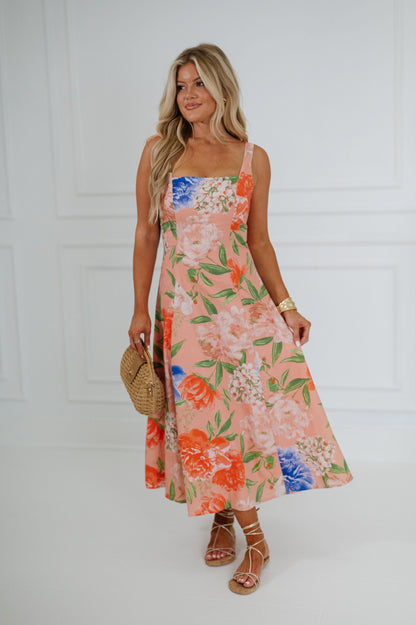 ZURI | FLORAL MIDI DRESS