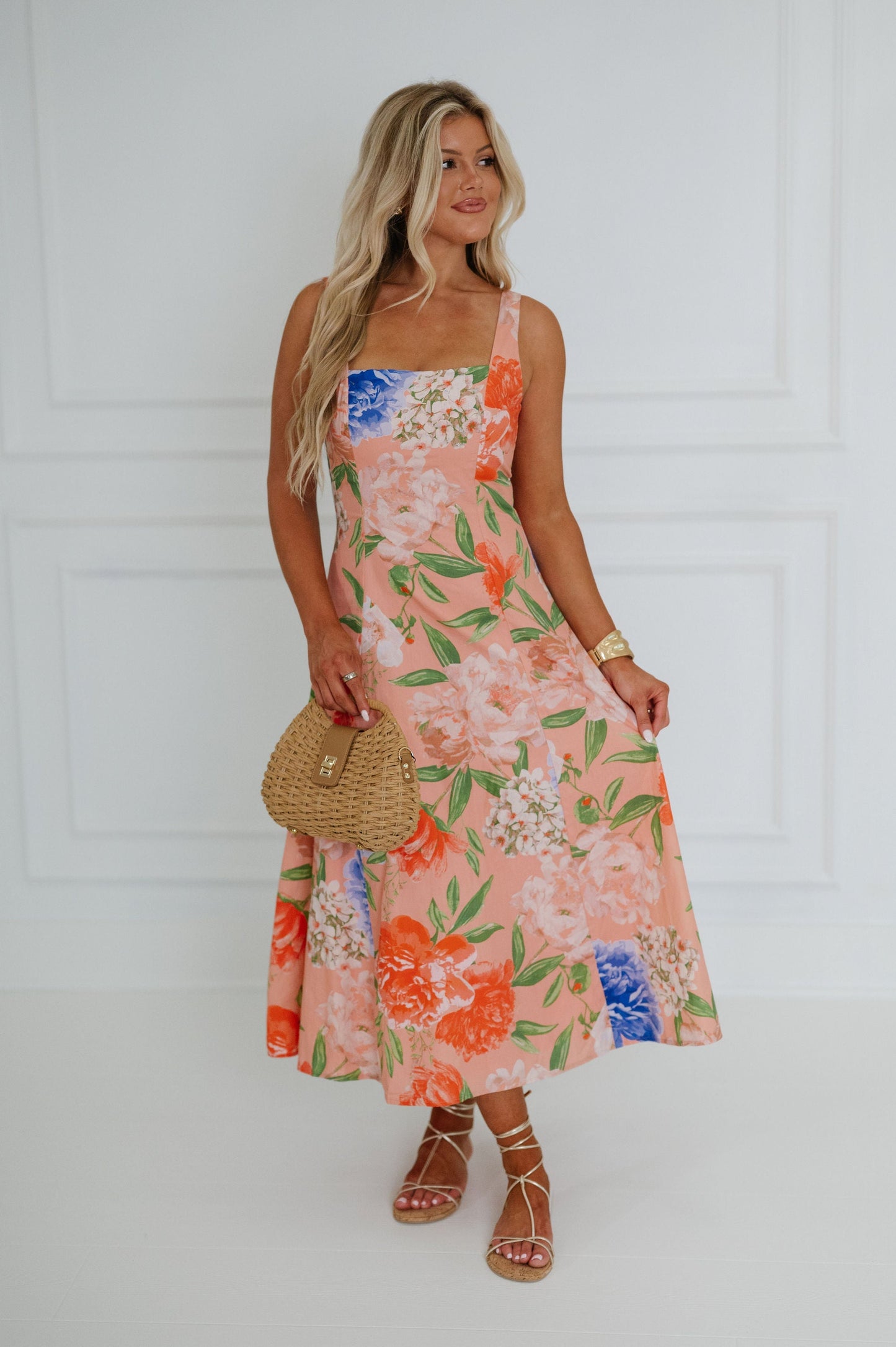 ZURI | FLORAL MIDI DRESS