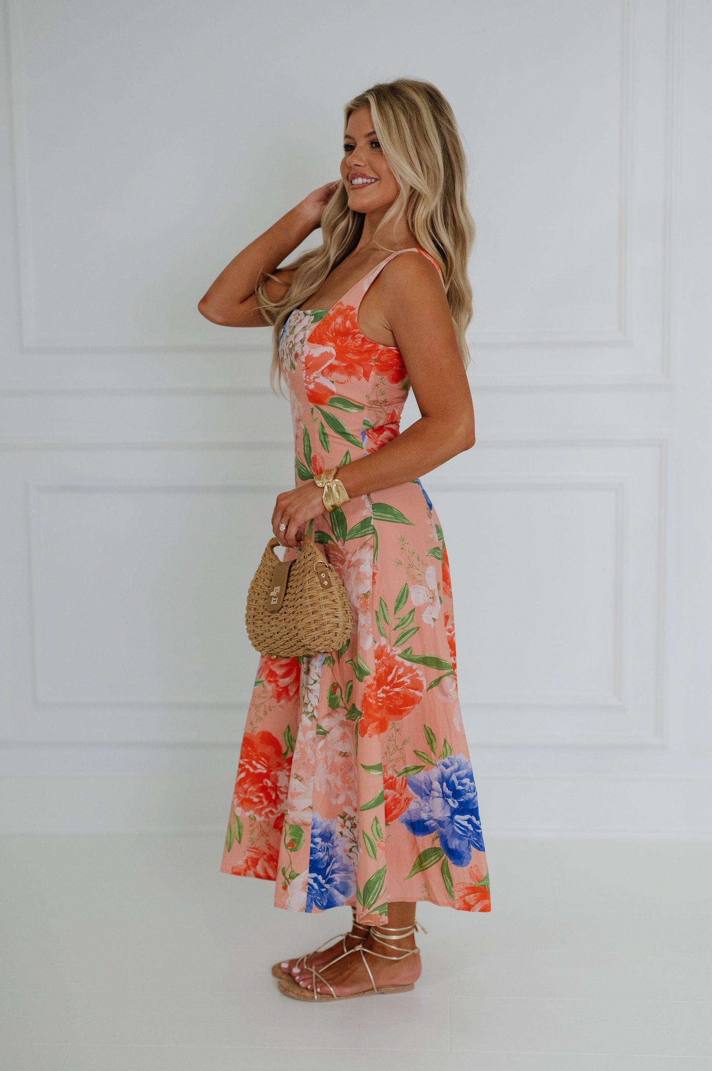 ZURI | FLORAL MIDI DRESS