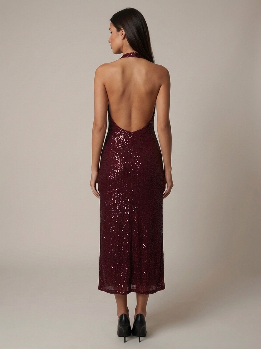 THALIA | OPEN BACK MAXI DRESS